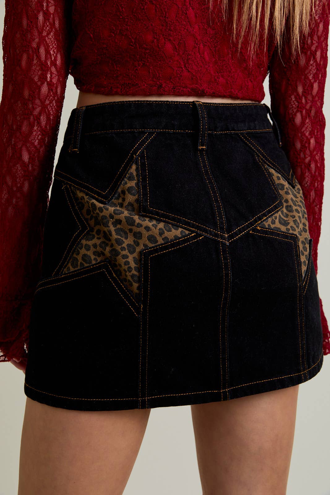 Call Me Denim Mini Skirt