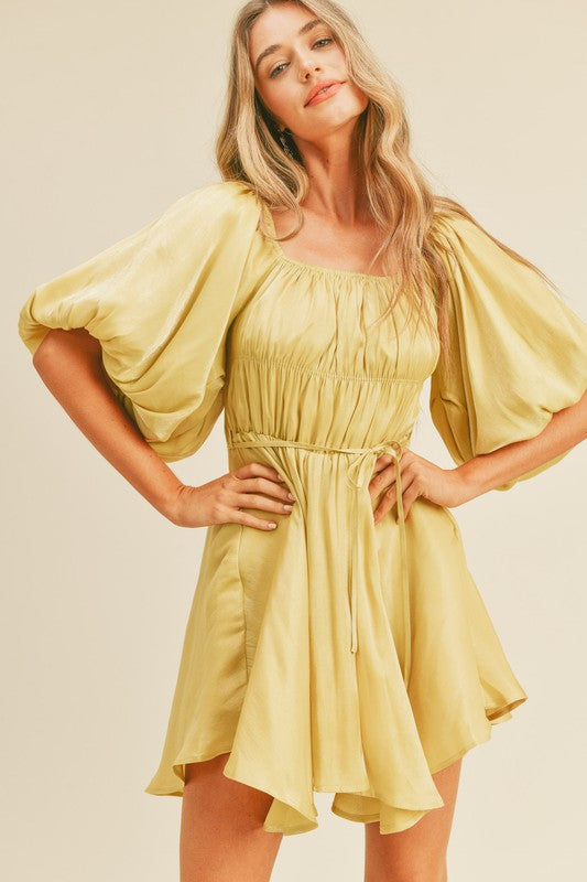Lemon Drop Mini Dress