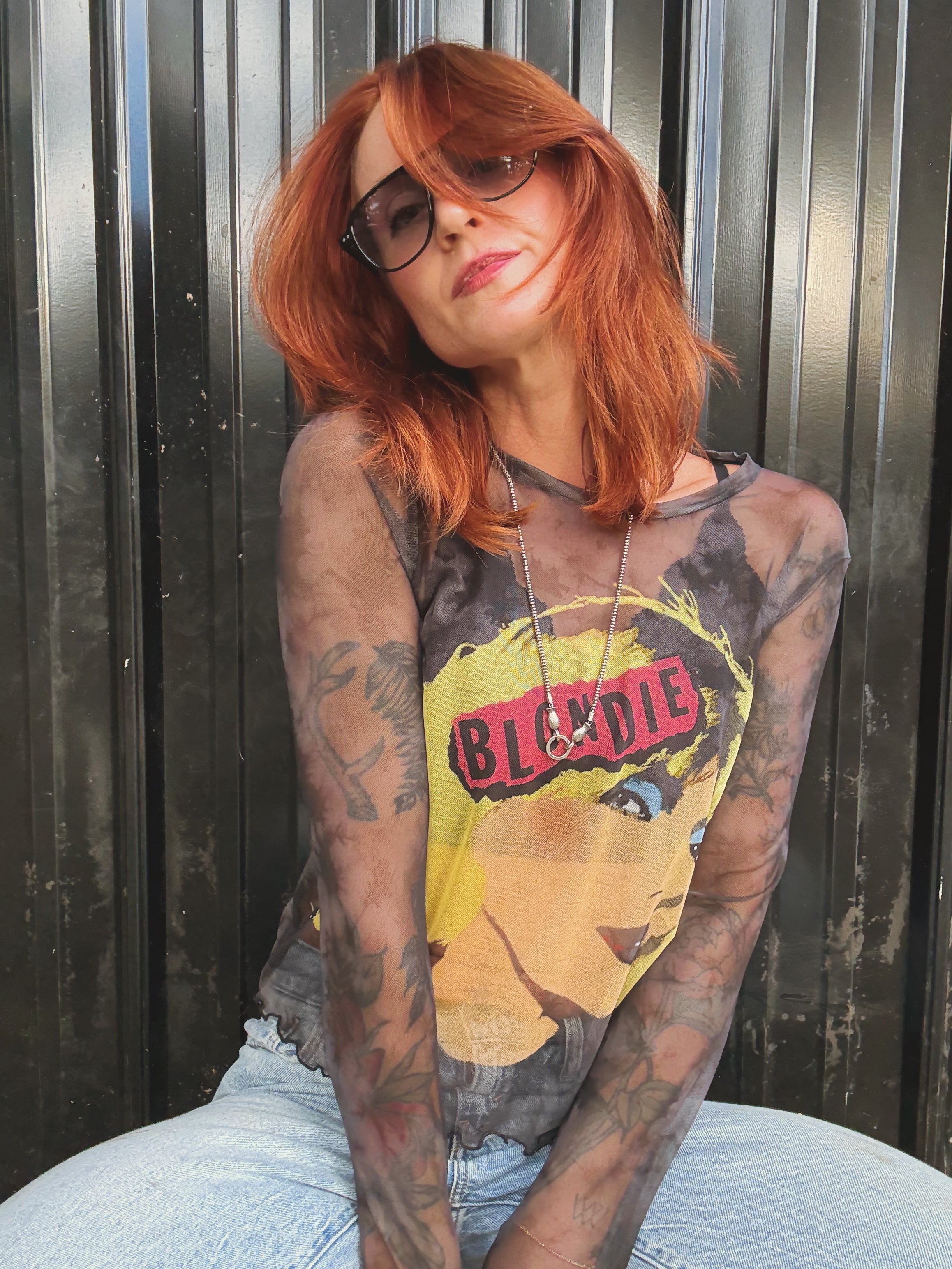 Blondie Mesh Long Sleeve