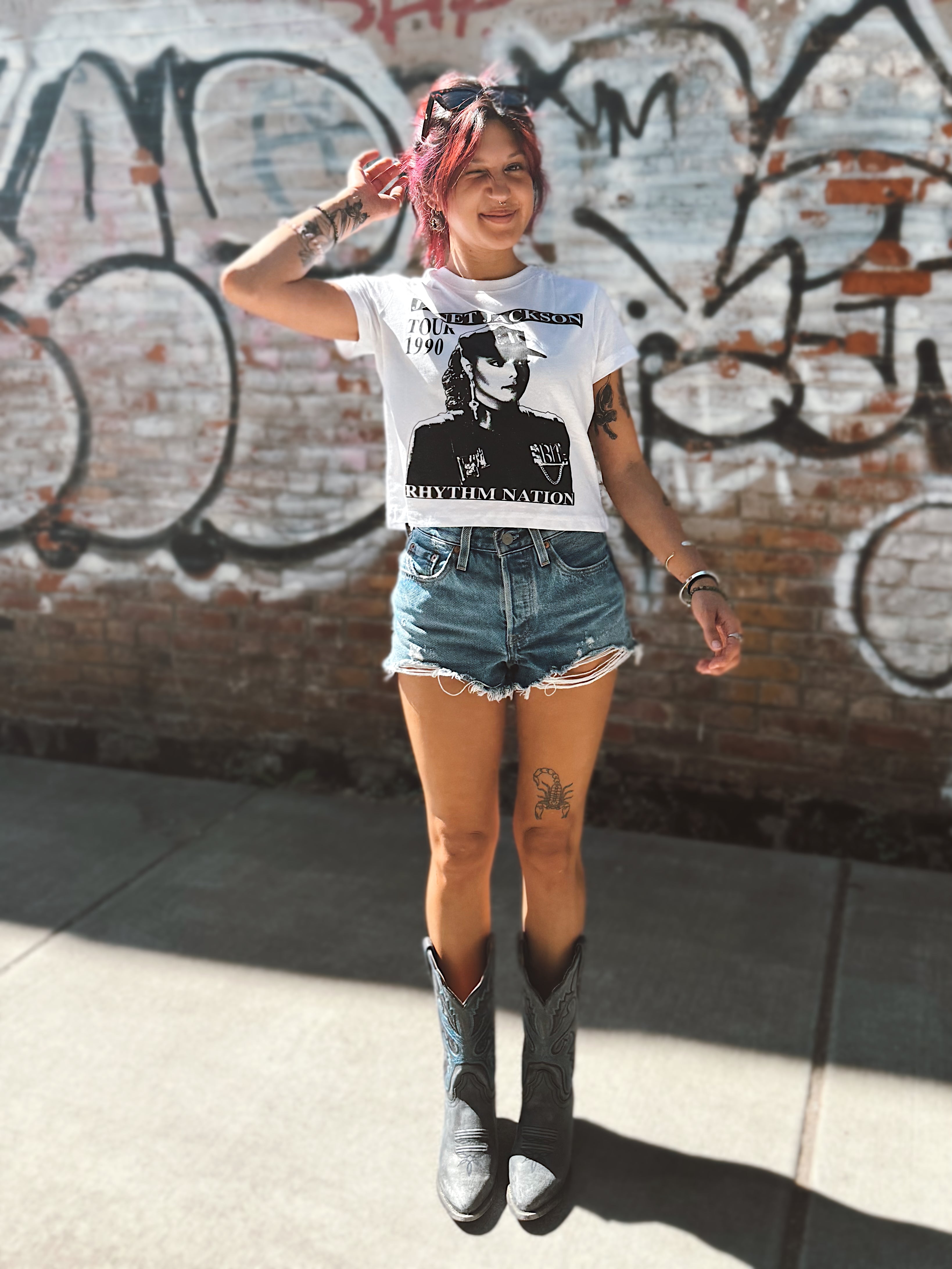 Janet Jackson Crop Top
