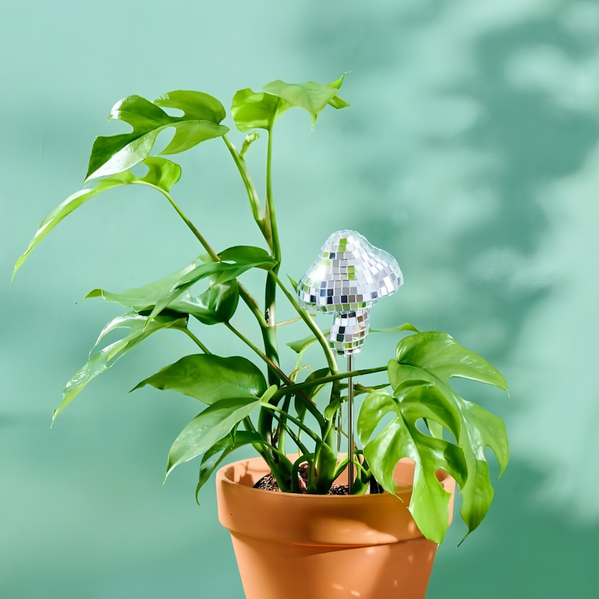 Disco Mushroom - Disco Ball Decorative Plant Stakes