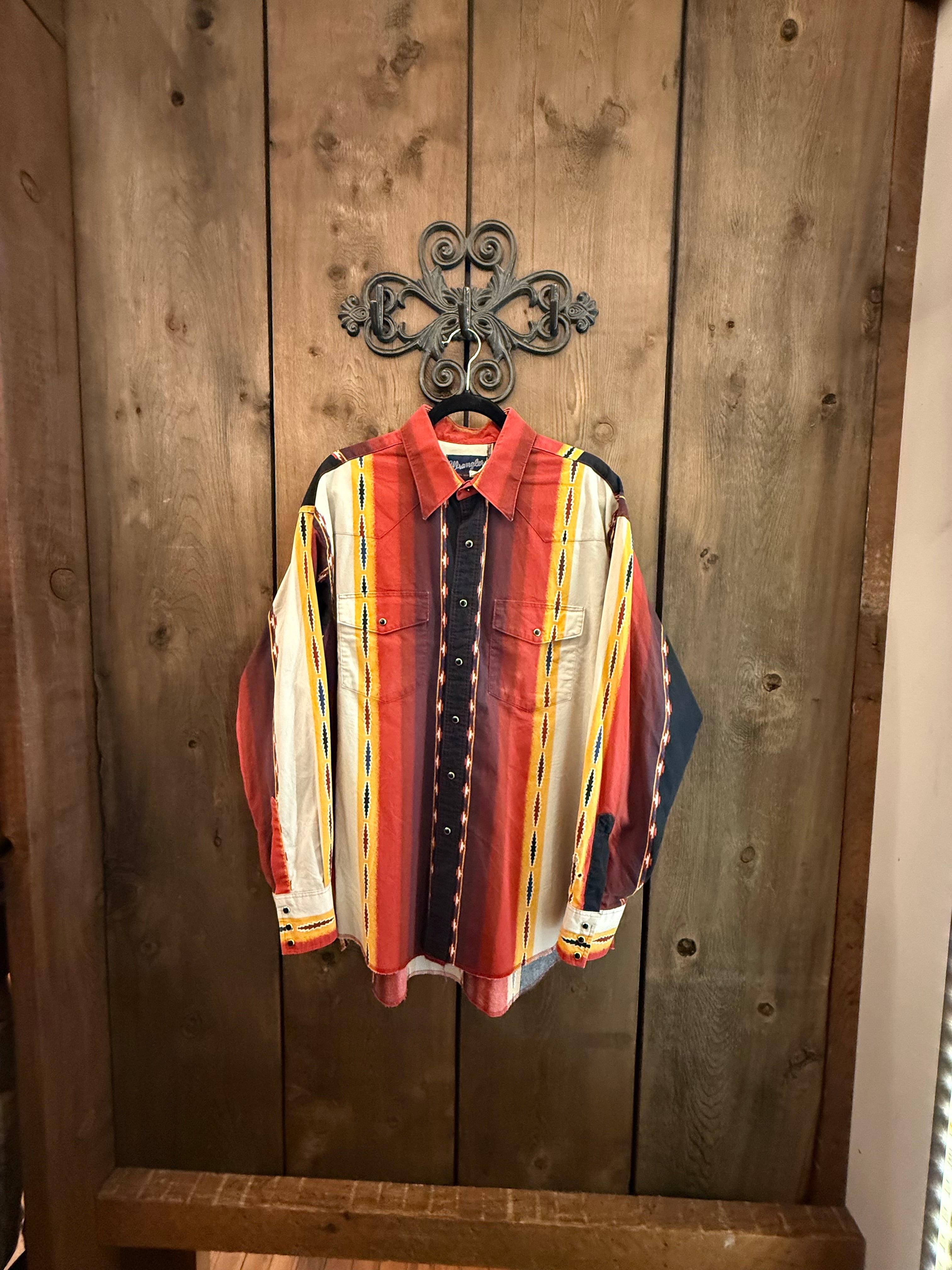Vintage Men’s XL Wrangler Snap Up