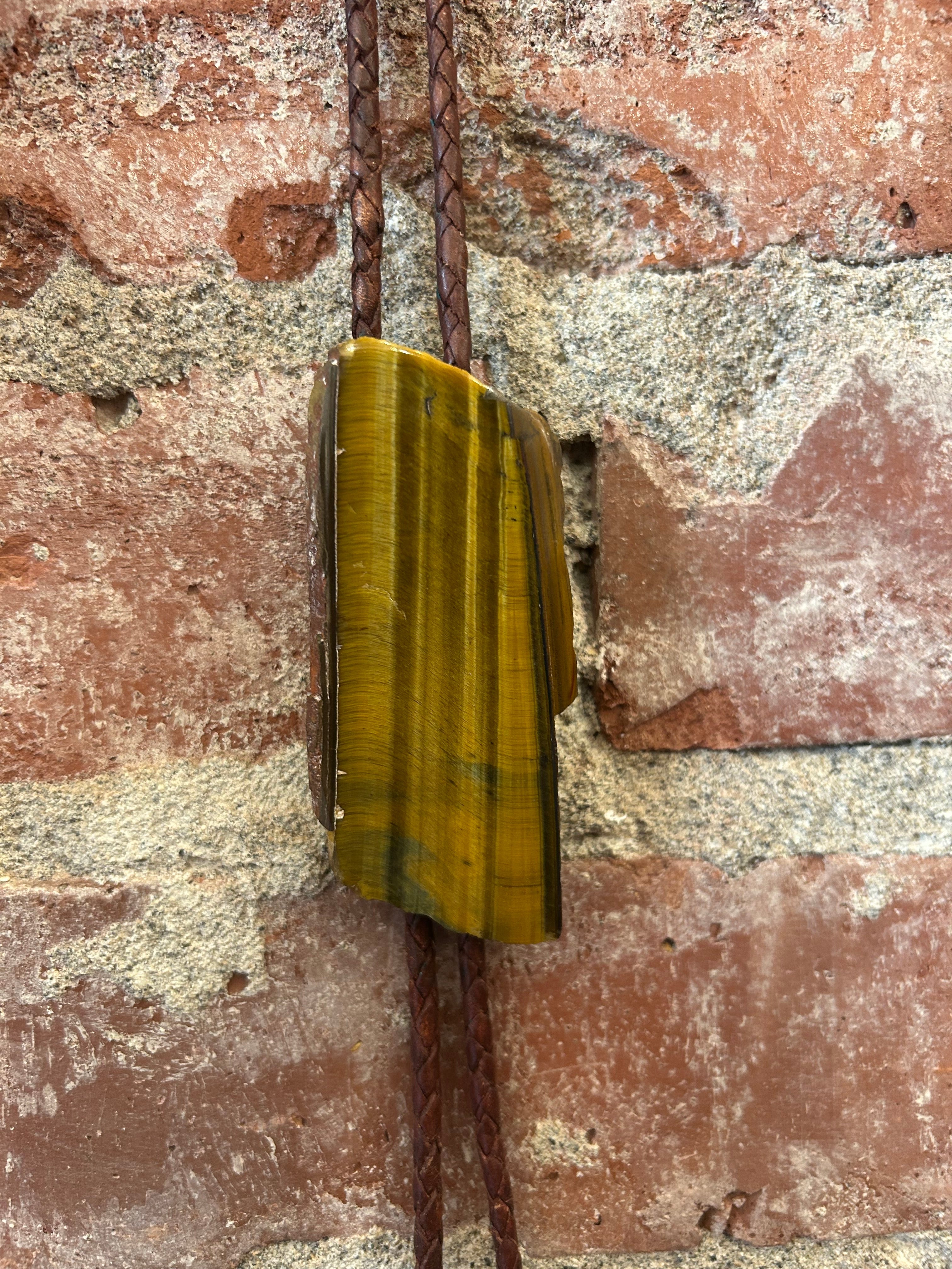 Tiger’s Eye Bolo Tie