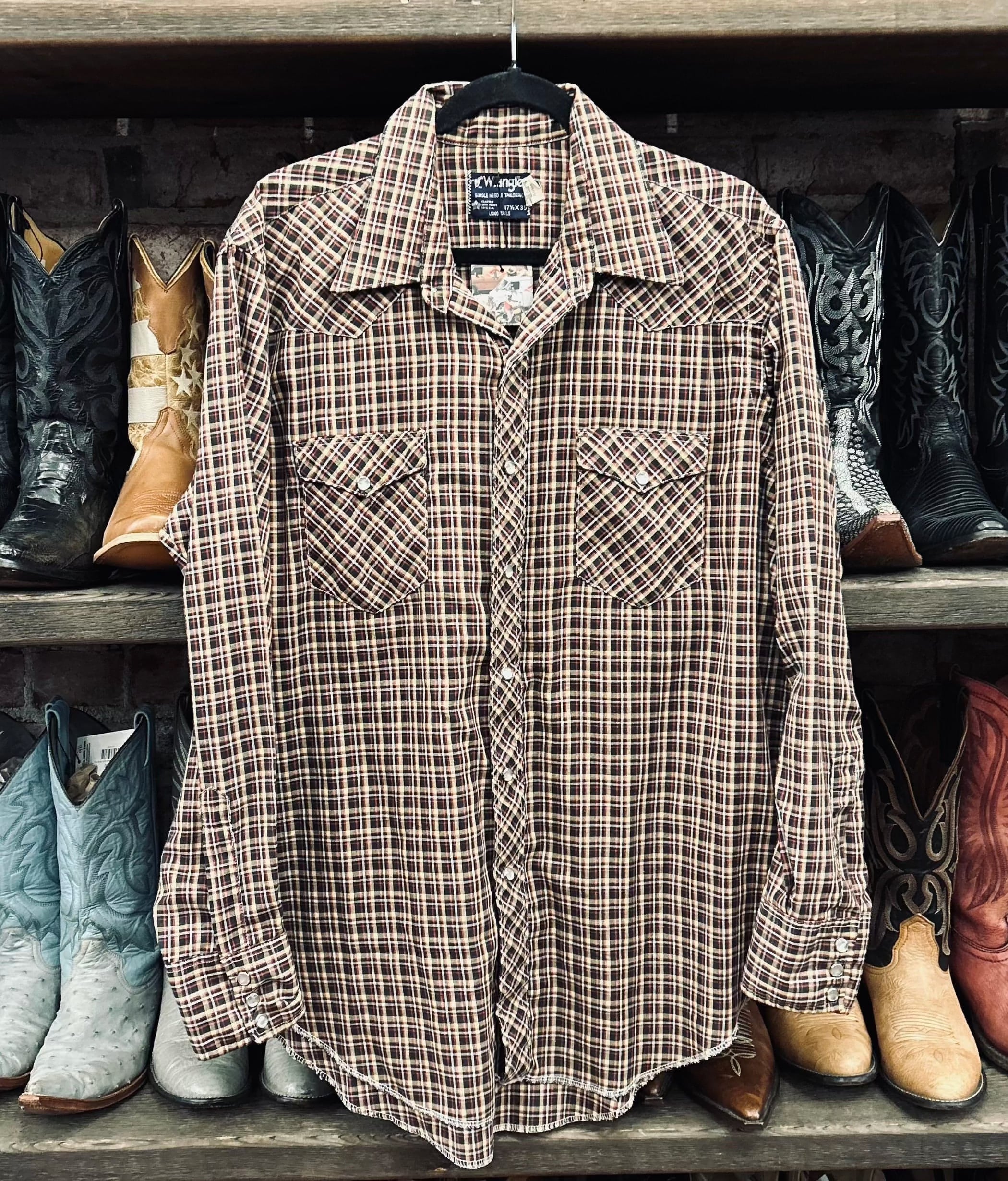Men's Wrangler Snap Up Sz 2XL