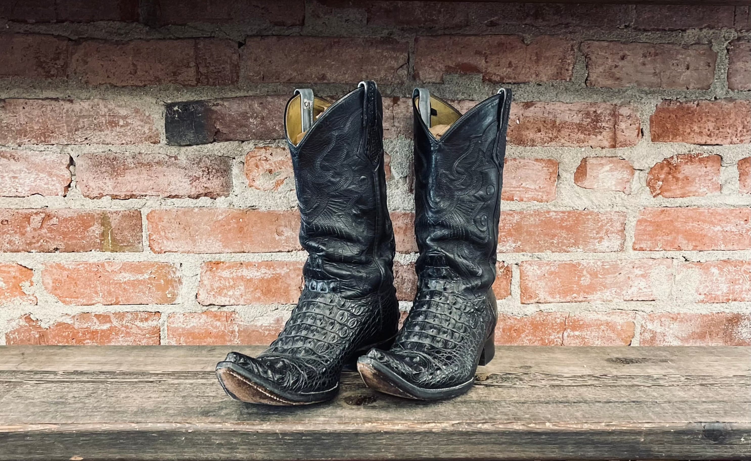 Head Cut Caiman Men's Cowboy Boots Size 10.5