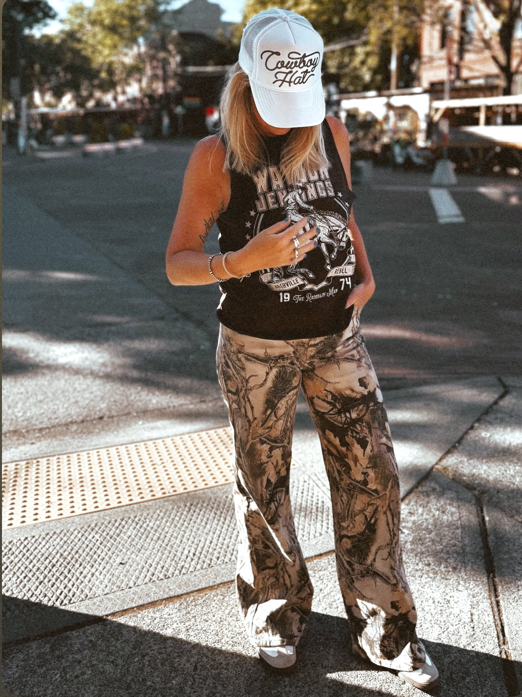 Stella Wide Leg Camo Pants