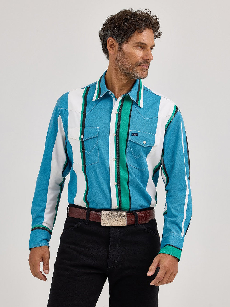 Wrangler® Vintage Inspired Long Sleeve Shirt