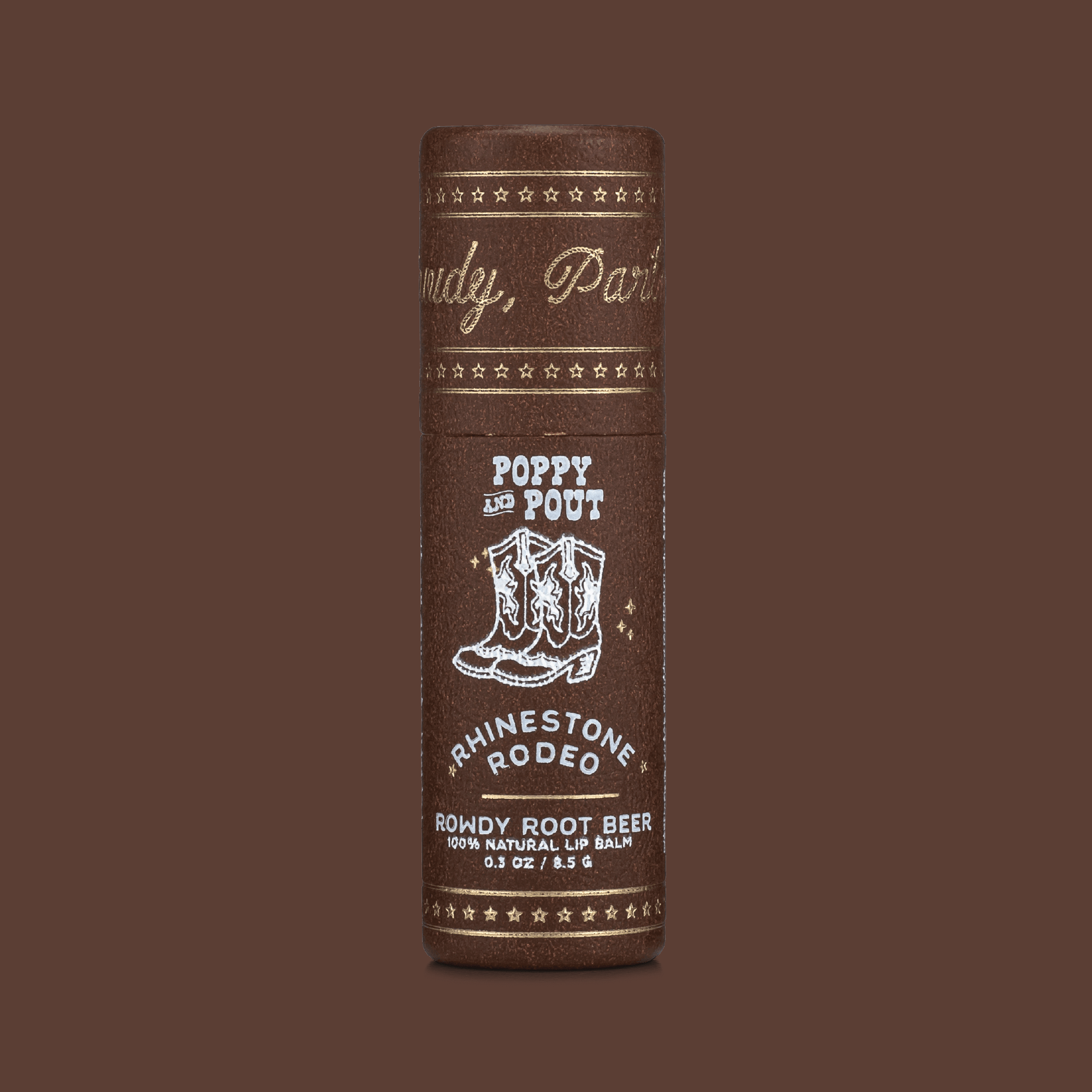 Rhinestone Rodeo Rowdy Rootbeer Lip Balm