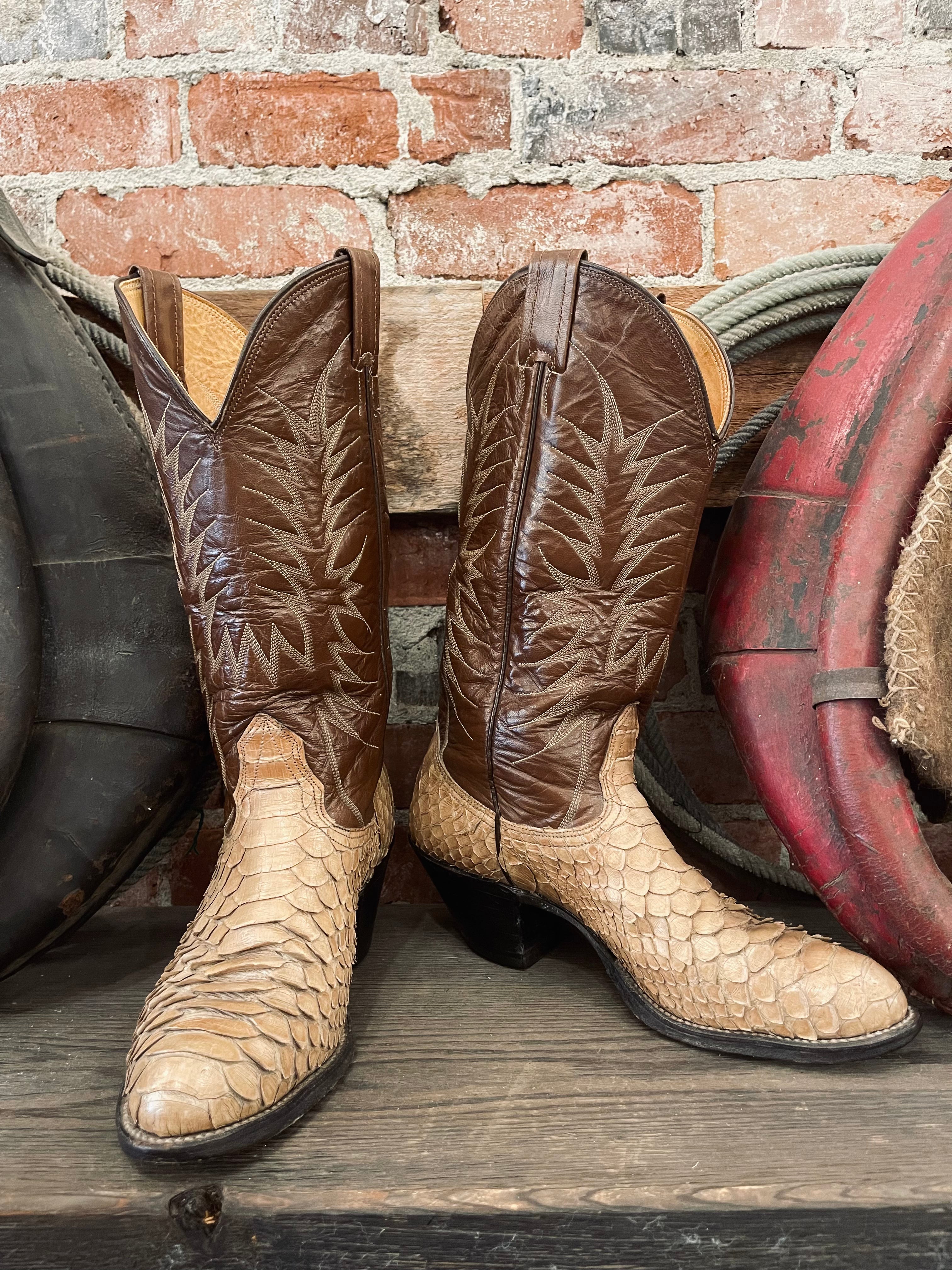 Nocona Python Women's Cowboy Boots Size 8.5